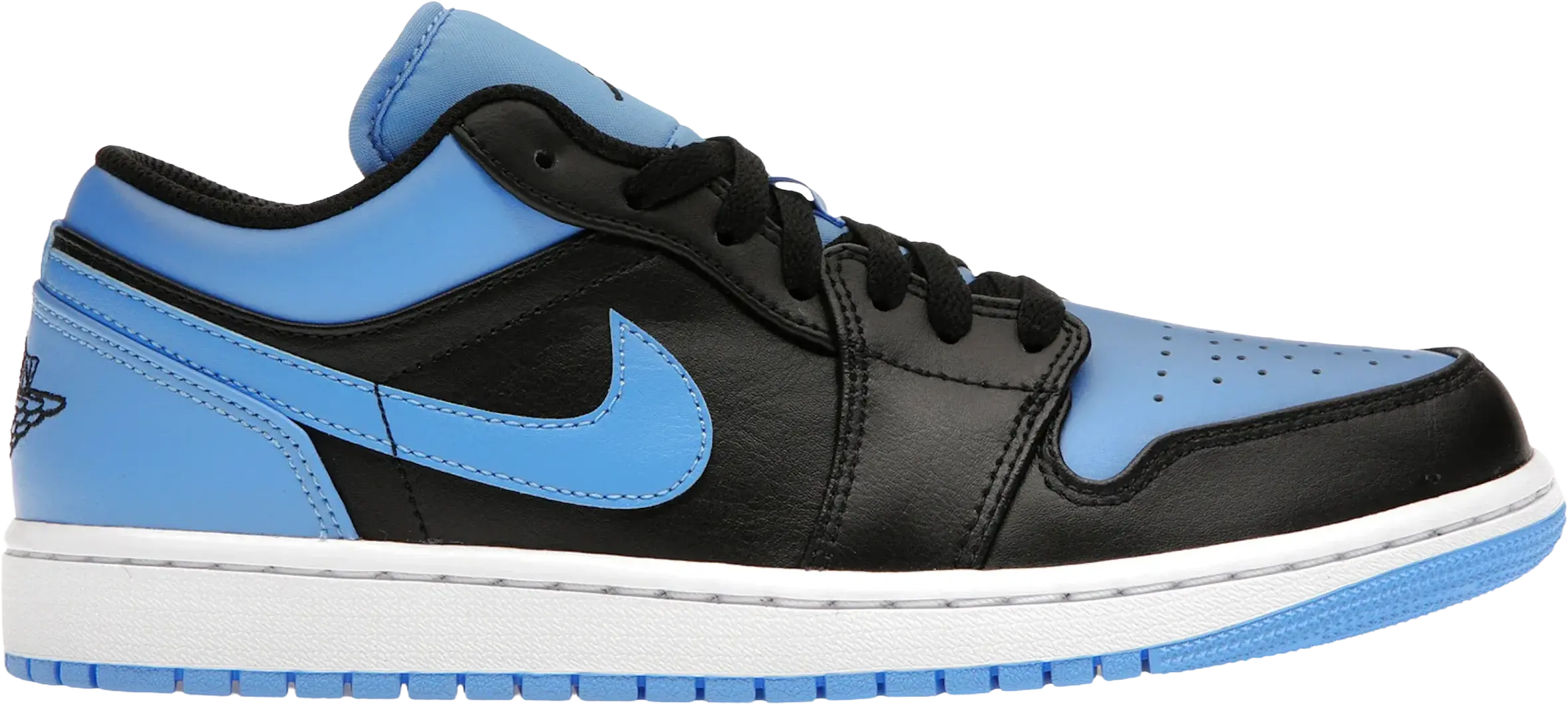 Jordan 1 Low Black University Blue (US 9)